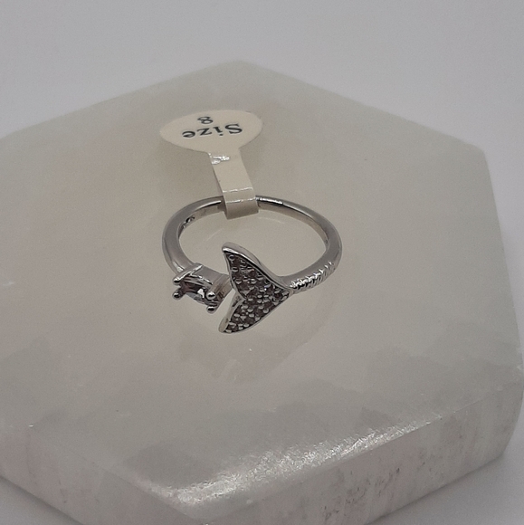 R893 Little Mermaid Ring Plated - Fragrant Jewels - Picture 4 of 8